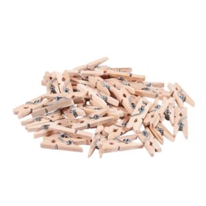 srutueo mini wooden clothes photo paper peg clothespin craft clips 25mm 40pcs