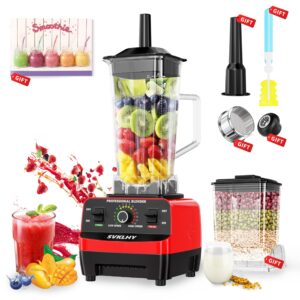 smoothie blender: [1600w german motor][8-tip upgraded blades][15 speed control] professional blenders for kitchen smoothies juice, smoothie maker with 2 bpa-free cups blender receipe 1-year service