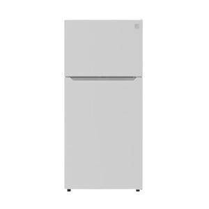 kenmore 4661352 30" w top freezer refrigerator with adjustable glass shelving, humidity control crispers, quiet and energy efficient inverter compressor, white