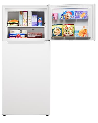 Kenmore 4661352 30" W Top Freezer Refrigerator with Adjustable Glass Shelving, Humidity Control Crispers, Quiet and Energy Efficient Inverter Compressor, White