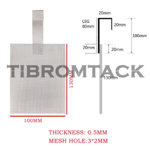 Platinized Titanium Anode Mesh Electrolytic Mesh with Platinum Coating Used for Jewelry Processing, Hydrogen Production, Fuel Cells