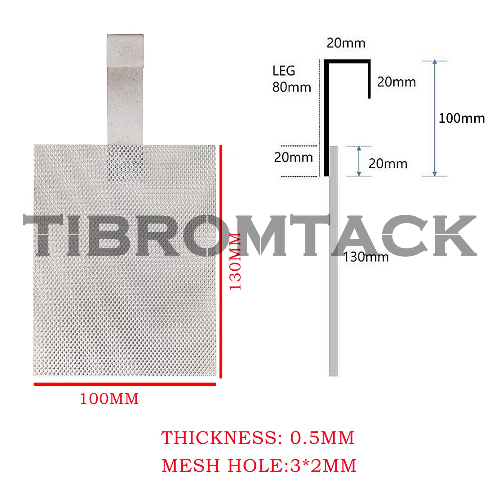 Platinized Titanium Anode Mesh Electrolytic Mesh with Platinum Coating Used for Jewelry Processing, Hydrogen Production, Fuel Cells