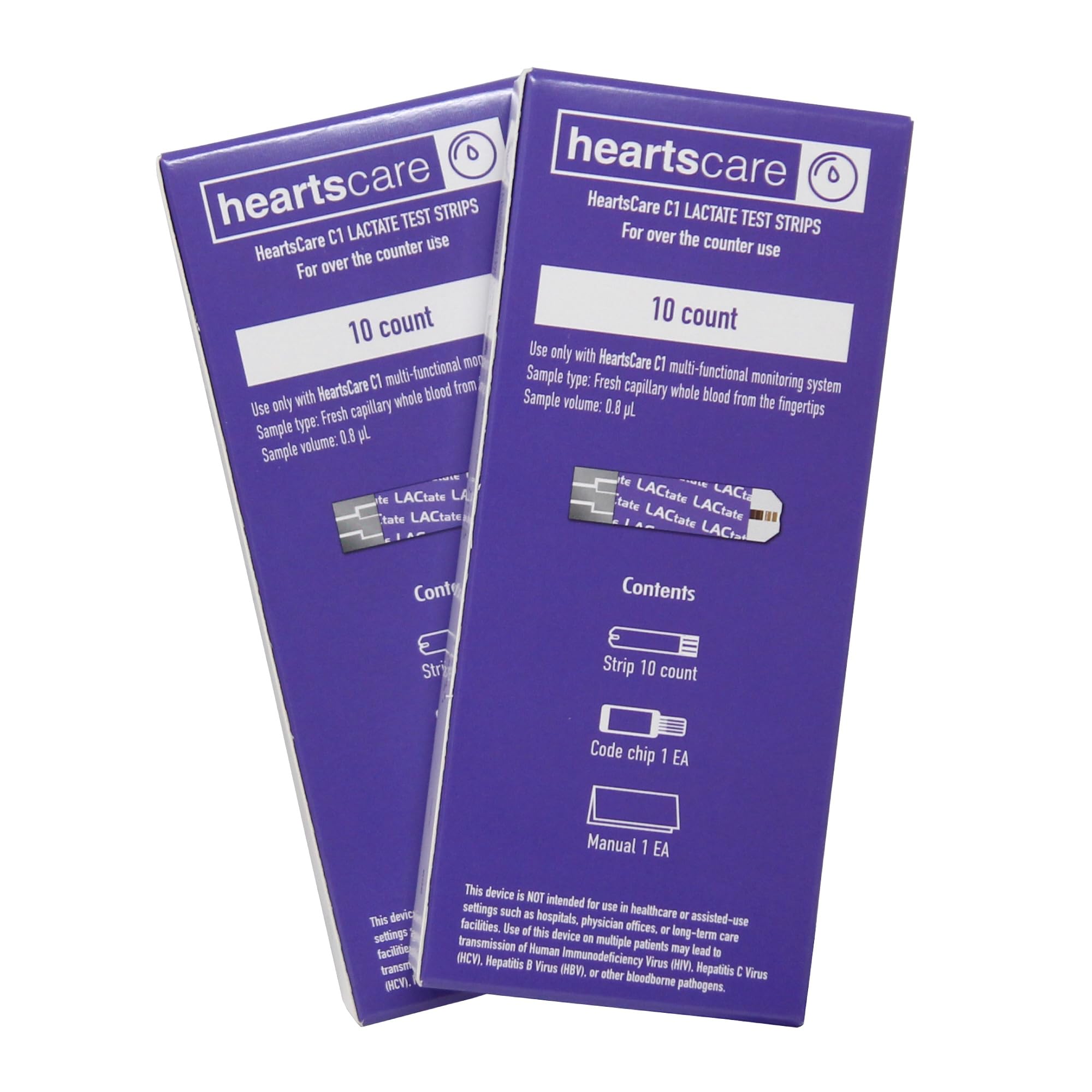 HeartsCare Lactate 20 Strips