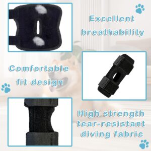 PaaWings 2024 Dog Leg Braces Dog Knee Brace for Back Leg- Dog Hip Brace for Torn Acl and Joint Relief -Dog Leg Sleeve - Dog Back Leg Support and Joint Supplement Black (XL)