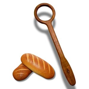 wooden danish whisk, dough whisk, great for sourdough lovers, handmade in kentucky usa, made from black walnut