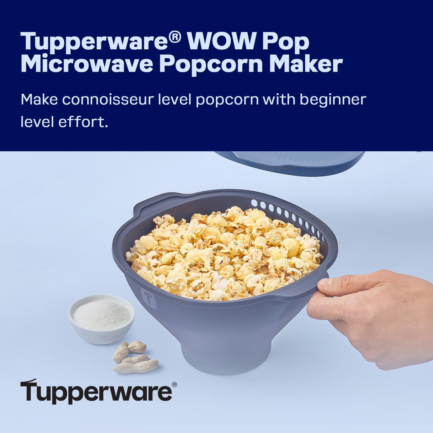 Tupperware Wow Pop Microwave Popcorn Maker