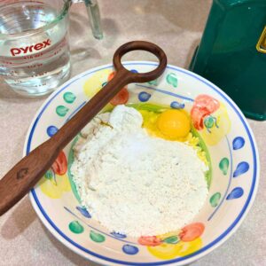 Wooden Danish Whisk, Dough Whisk, Great for Sourdough Lovers, Handmade in Kentucky USA, Made from Black Walnut