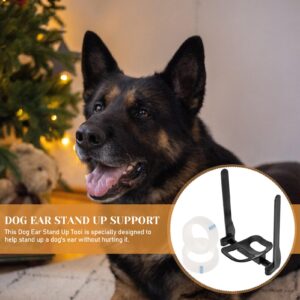 GANAZONO Doberman Dog Ear Posting Kit, Dog Ear Stand Up Support Tool with Tape Fixed Correction Vertical Holder Dog Ear Care Tools for Shepherd Doberman Pinscher Dogs