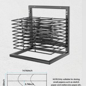 WISIMMALL Art Drying Rack, Paint Drying Rack with 9 Removable Shelves,Wall Art Storage Drying Rack with Wheels for Classrooms & Art Studios(9 Shelves)