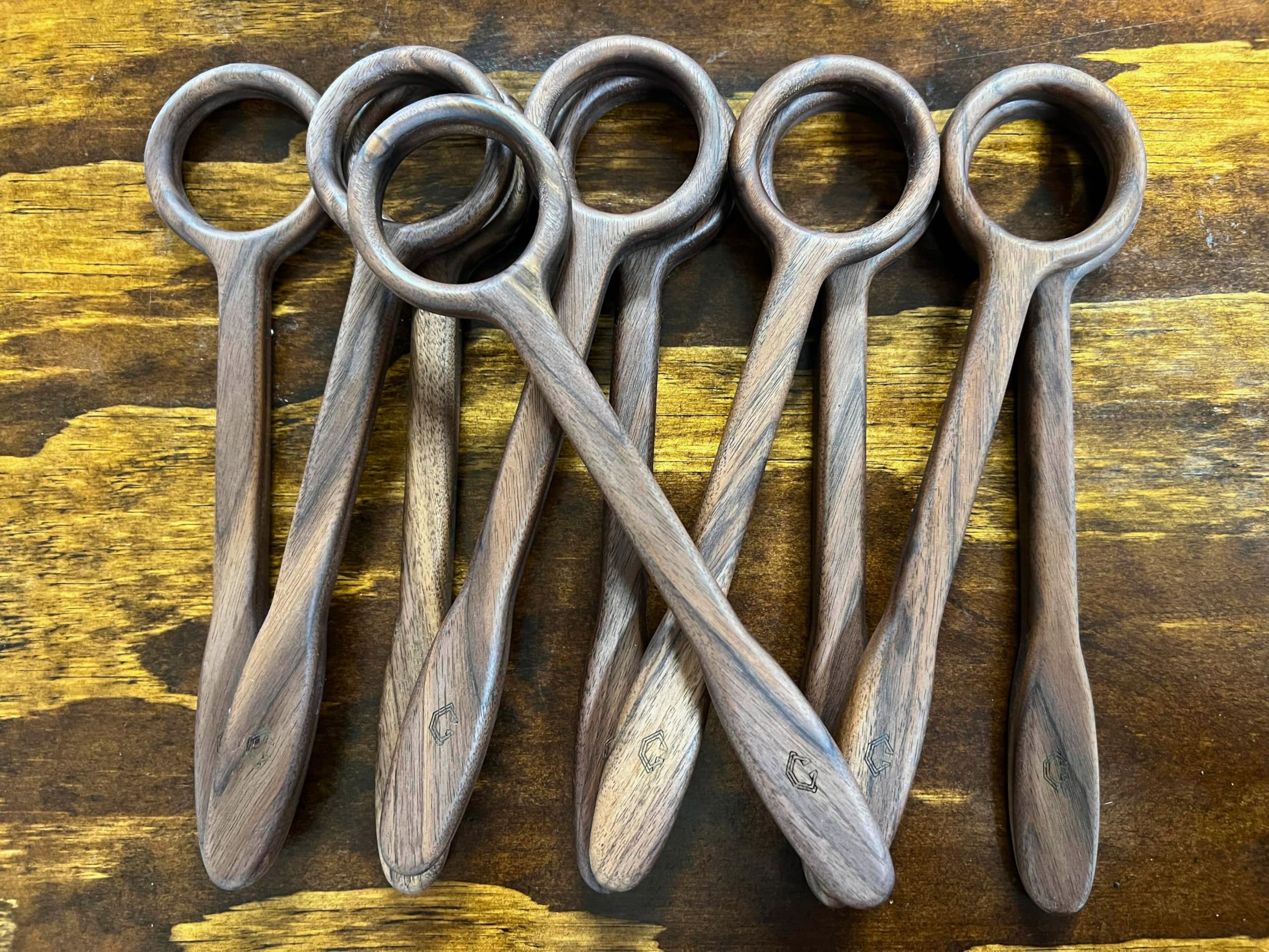 Wooden Danish Whisk, Dough Whisk, Great for Sourdough Lovers, Handmade in Kentucky USA, Made from Black Walnut