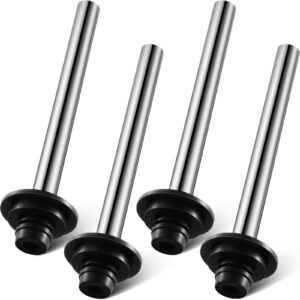 tandefio 4 pcs universal bar sink overflow pipe stainless steel sink strainer pipe bar sink stopper overflow sink plug bathroom pipes fittings for kitchen commercial 1", 1-1/4", 1-1/2" drain