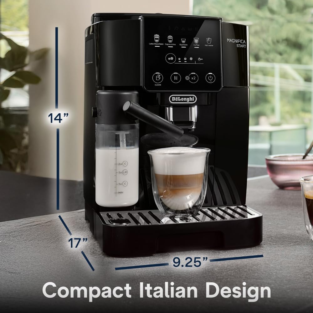 De'Longhi Magnifica Start Fully Automatic Espresso Machine, Black