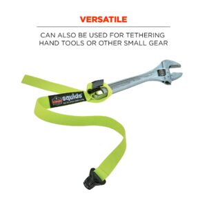 Ergodyne Squids 3155 Lanyard with Clamp End, Easily Attaches to Hard Hat, Tools, or Small Valuables, Weight Capacity 2lbs, 10-Pack