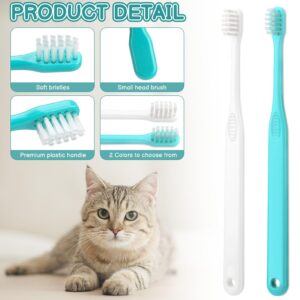 Guiqulai 100 Pcs Pet Toothbrush, Cat Toothbrush Dog Toothbrush Small Breed Dog Toothbrush Cat's Toothbrush for Cats, Puppies, and Small Breed Dogs Like Teacups, Chihuahuas