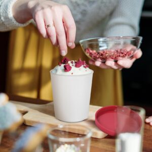 Home Ice Cream Containers 2Pack,1 Quart Reusable Ice Cream Containers with Lids, No Leak and Frost Ice Cream Storage Containers for Freezer, Freezer Storage Tub for Homemade Ice Cream, Sorbet