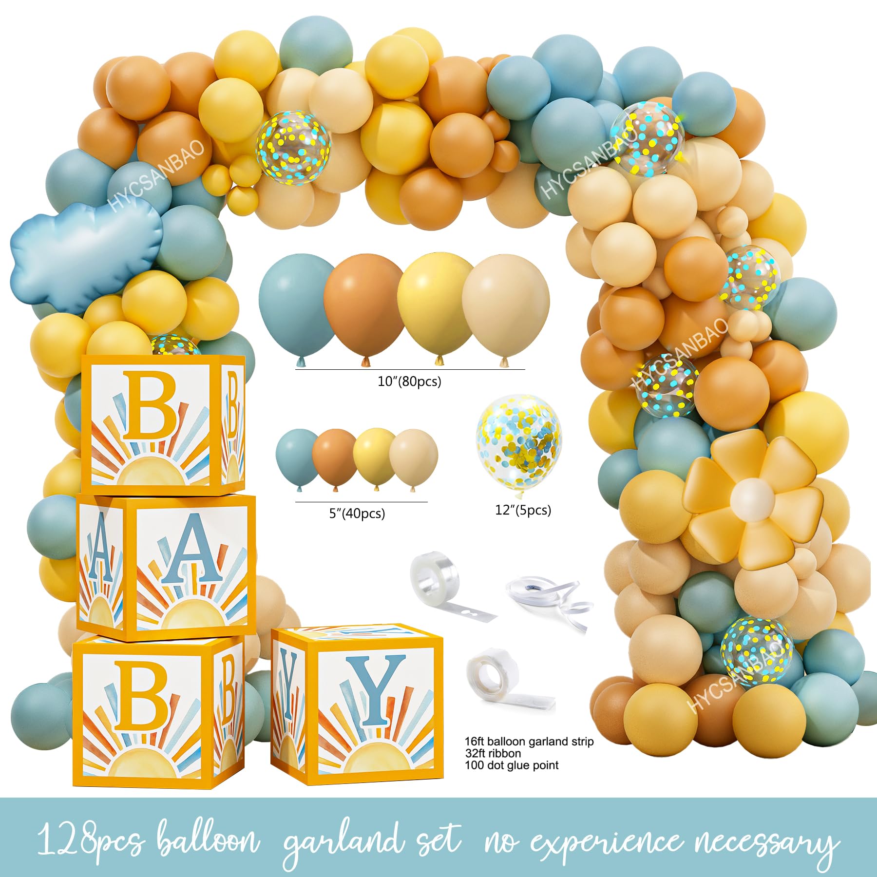 Here Comes the Son Baby Shower Decorations for Boy, Sun Theme Baby Shower Decoration, Boho Sun Baby Shower Party Supplies, It's A Boy Gender Reveal Décor, Retro Sun You Are My Sunshine Baby Shower