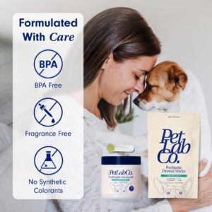 PetLab Co. - Clean Teeth Bundle: Dental Powder for an Effortless Deep Clean in 1 Scoop for Large Dogs & Dental Chew for Delicious Dog Dental Care - Easy to Use - Innovative Formulas