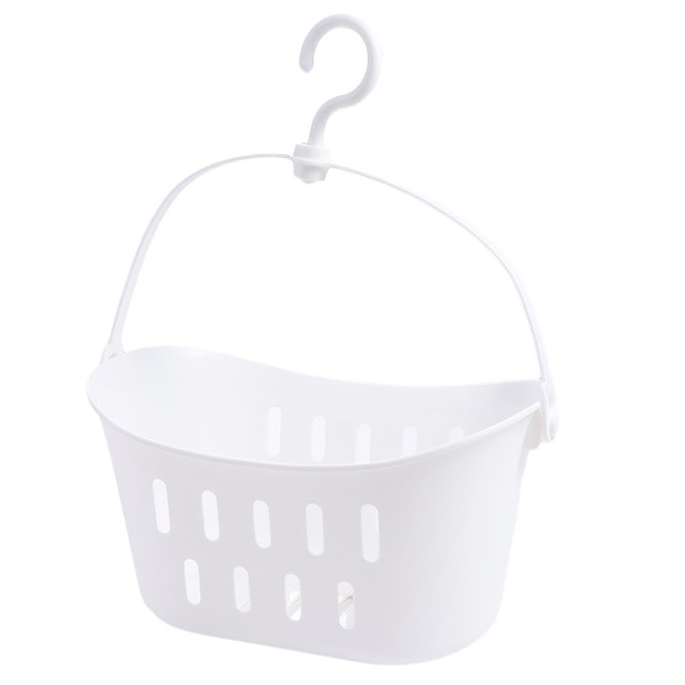 Generic Plastic Hanging Shower Storage Basket Bathroom Organizing Basket with Hook Bathroom Sundries Holders Kitchen Cabinet Organizer Basket, ATMB23A23/DFHF