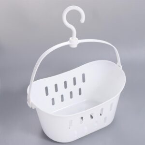 Generic Plastic Hanging Shower Storage Basket Bathroom Organizing Basket with Hook Bathroom Sundries Holders Kitchen Cabinet Organizer Basket, ATMB23A23/DFHF