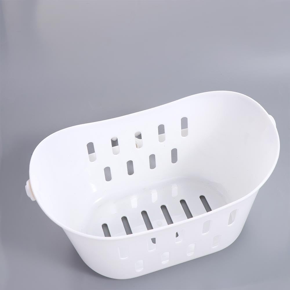 Generic Plastic Hanging Shower Storage Basket Bathroom Organizing Basket with Hook Bathroom Sundries Holders Kitchen Cabinet Organizer Basket, ATMB23A23/DFHF