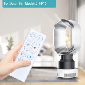 New Replacement Fan Remote Control Compatible for Dyson Purifier Hot+Cool™ Gen 1 Fan Heater HP10