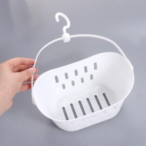 Generic Plastic Hanging Shower Storage Basket Bathroom Organizing Basket with Hook Bathroom Sundries Holders Kitchen Cabinet Organizer Basket, ATMB23A23/DFHF