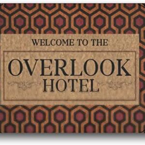 The Shining Overlook Hotel Bath Rugs Entrance Non Slip Front Door Mat Welcome Entrance Floor Mat for Floor, Toilet, Tub, Bathroom Kitchen Rugs 16" x 24",24my30daA107