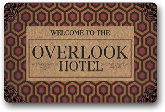 The Shining Overlook Hotel Bath Rugs Entrance Non Slip Front Door Mat Welcome Entrance Floor Mat for Floor, Toilet, Tub, Bathroom Kitchen Rugs 16" x 24",24my30daA107