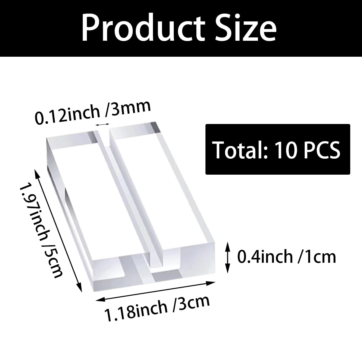 REDANHA 14 Pcs Acrylic Sign Holders, Clear Acrylic Stands, Wedding Place Card Holders Table Number Stands, Card Display Stand for Photos Office Menu Meeting