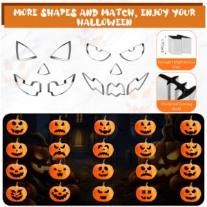 Roberly 45PCS Halloween Pumpkin Carving Kit, 22 Pcs New Pumpkin Carving Cutter 20 LED Candles 3 Carving Tools, Safe Easy DIY and Durable Stainless Pumpkin Carving Tools