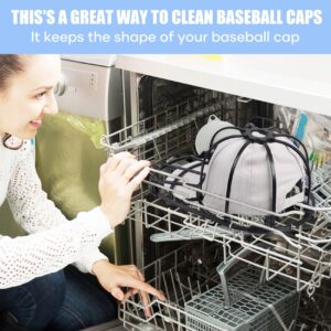 Vigorwise Hat Washer Cage for Baseball Cap, Assemble Hat Washer for Washing Machine Dishwasher, Hat Cleaner for Baseball Caps