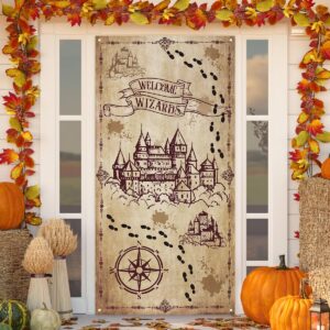 wizard party decorations magical wizard party backdrop vintage castle decor for welcome wizard decoration halloween witch decorations for party