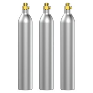 60l co2 carbonator compatible with sodastream appliances [not for art & terra],14.5oz, set of 3