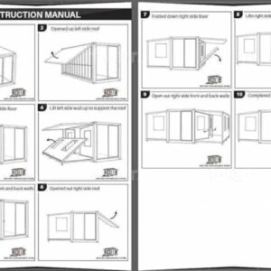 Generic Tiny/Mobile/Foldable 20/40ft Expandable Container Homes - Prefab Modern Villas w/2-3 Beds, Solar Customization. Get Exactly What You See. (30FT)