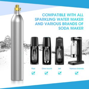 60L Co2 Carbonator Compatible with Sodastream Appliances [NOT FOR ART & TERRA],14.5oz, Set of 3