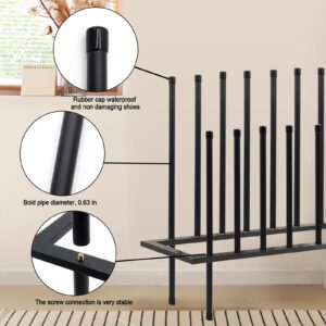 Boot Rack Shoe Cabinet Metal Shoe Rack for Closet Shoe Organizer for Closet for 8 Pairs Free Standing Shoe Racks Shoe Cabinet Storage for Entryway Bedroom, Patio Outdoor, Hallway large Boot Tray