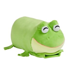 buddy on the go - from the makers of pillow pets - finley frog - stuffed animal plush