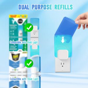 10 Pack Refill Cartridges Compatible with Raid Essentials Plug-in Blue Light, Replacement Refills Glue Cards for STEM Blue Light Indoor (10 Pack)