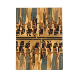 QHWLR Women In Ancient Egypt Print Greeting Card For Birthday Wedding Party Invitation Appreciation Cards For