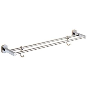 towel racks towel bar rails 2-tier bath towel rack all copper towel rail with hooks wall mounted towel holder towel bar rail for kitchen bathroom/multi-colored/30cm-90cm-multi-colored(size:30cm)