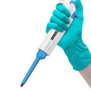 cekegon adjustable pipette, lab micropipette, accurate single-channel pipettor with pipette tips (100-1000ul)