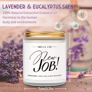 New Job Gifts for Women, Gifts for New Jobs - Lavender Scented Candles, New Beginnings Gifts for Women Men, Goodbye Gifts for Coworkers, Leaving Job Gifts, Going Away Gift