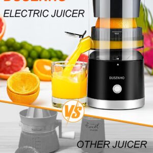 Electric Citrus Juicer Rechargeable - Electric Juicer Machines with USB and Cleaning Brush Portable Compact Juicer for Orange, Lemon, Limes