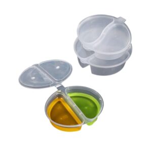 ceajusiot double condiment containers with lids,double compartment condiment containers 2 compartment condiment salad containers travel (10)