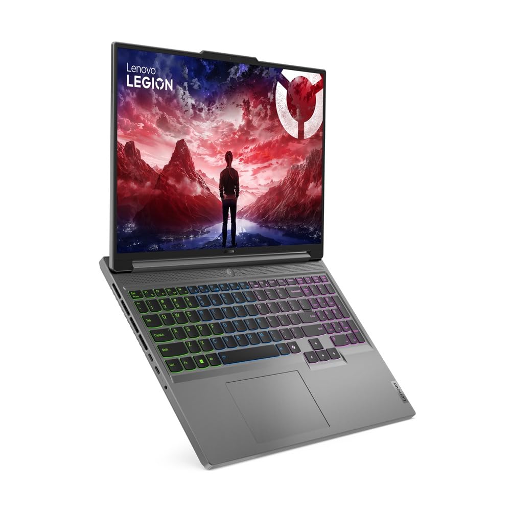 Lenovo Legion Gaming Laptop, 2024, 16" 2560 x 1600 165Hz, Ryzen 7 8845HS 8-Core, NVIDIA GeForce RTX 4070 8GB, 64GB DDR5, 8TB SSD, Windows 10 Pro, RGB Backlit KB, Wi-Fi 6E,1080p Camera, Storm Grey