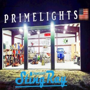 PrimeLights LED 4' ft, Shop Light 40W 7,200 Lumen 120/277v 5000K Day Garage Warehouse Shop Metal BLDG Light Fixture 120° Beam Angle Bolt 2 (Clear LED Bulbs)