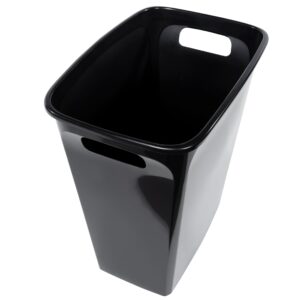 bhcha 8.8 gallon trash can, plastic handled office trash can, black