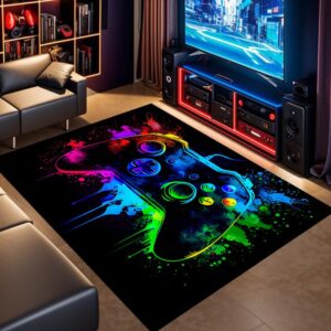 Game Room Gamer Rug Gaming Carpet - 60x40 inches