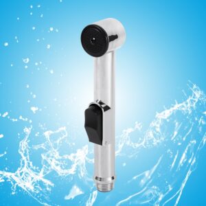 FLEXMAN Bidet Attachment for Toilet, Polished Chrome Handheld Toilet Bidet Shower Spray, Small Nozzle Home Bathroom Washer Shattaf Adapter