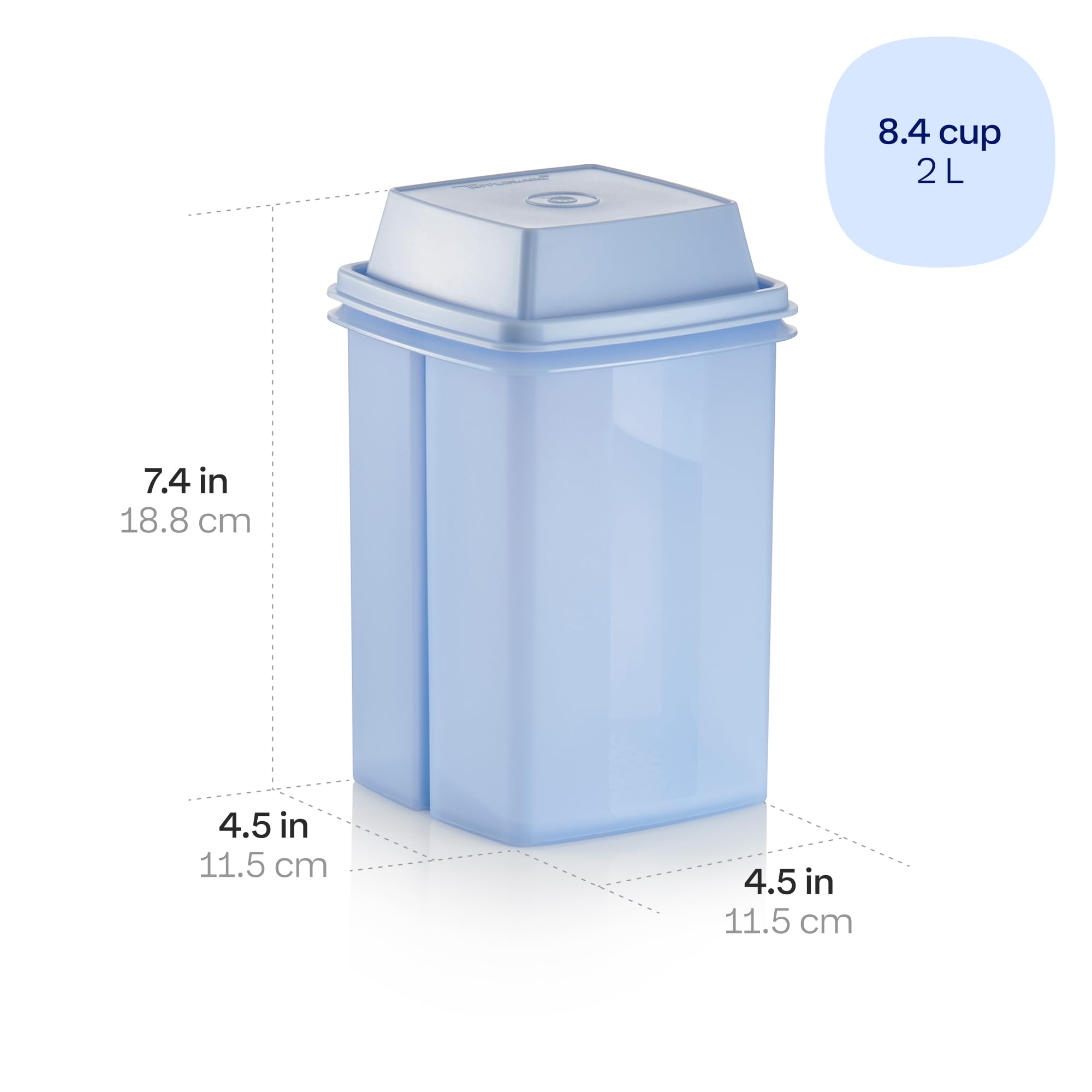 Tupperware Pick-a-deli Food Storage Container - Dishwasher Safe & BPA Free (8 1/3 Cups, 2 Liter)